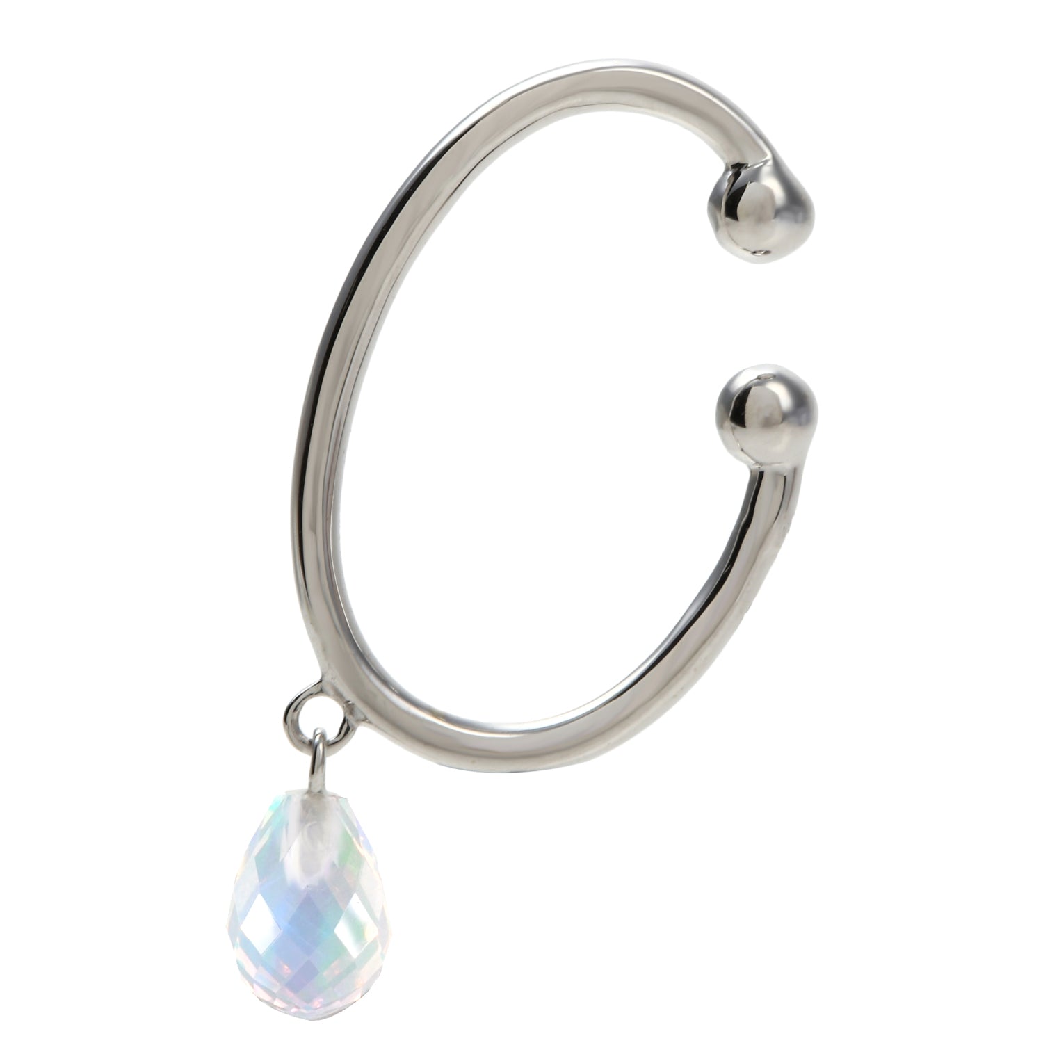 ウォーターオパール K10イヤーカフ(クレサンベール/ブリオレット/モンプレジール/10月誕生石)《WESW4002》