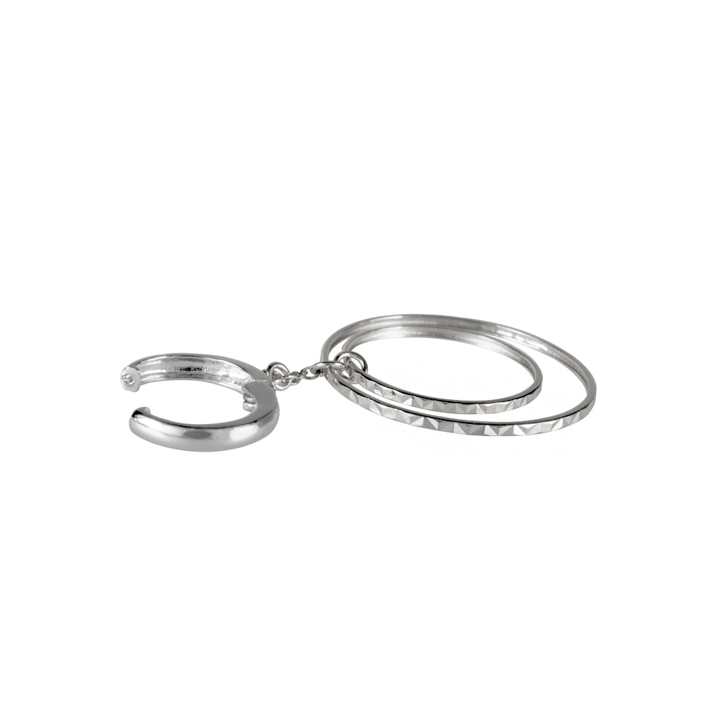 K14イヤリング(ピアリング/ベゼル/サークル)《WESY3529》