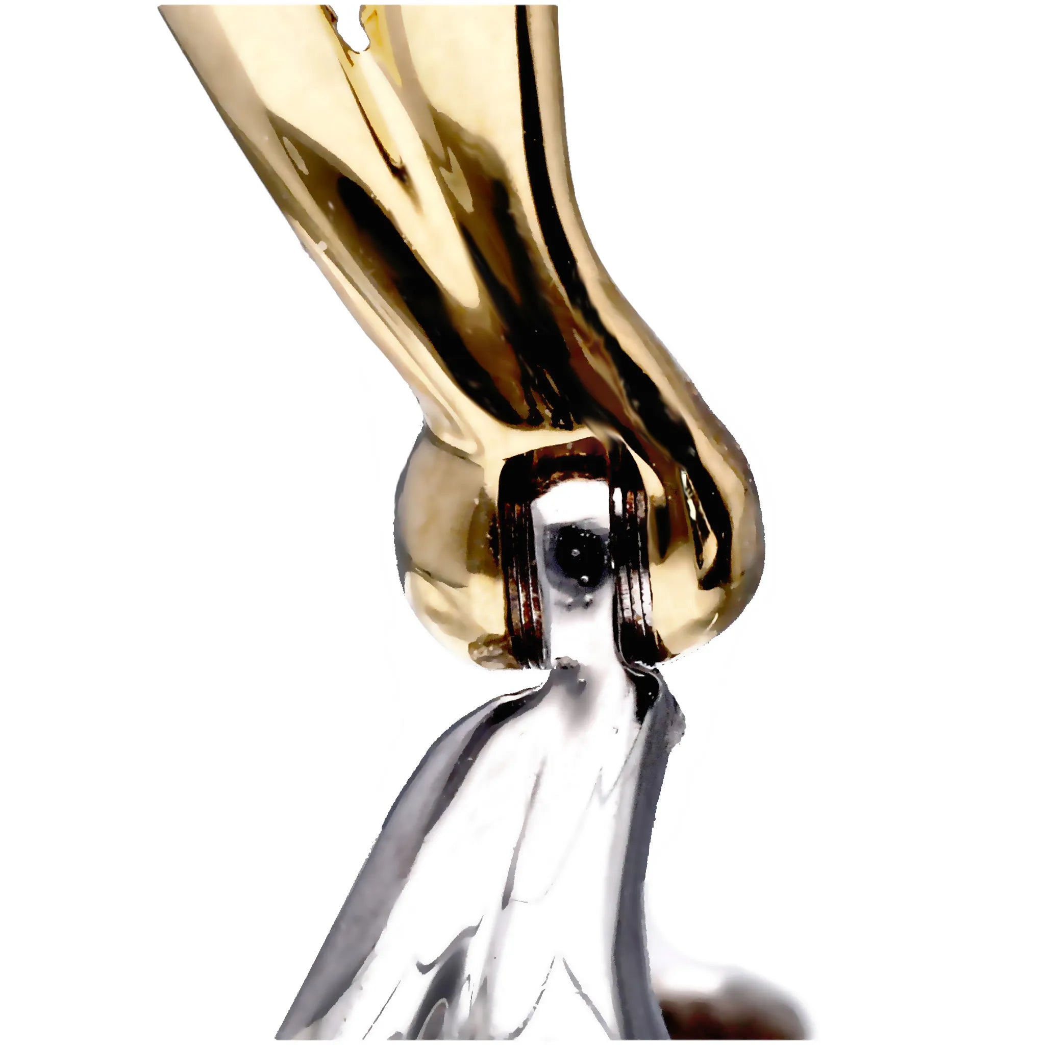 K18/プラチナイヤリング(ピアリング/リバーシブル/リーフモチーフ)《WESY4262》