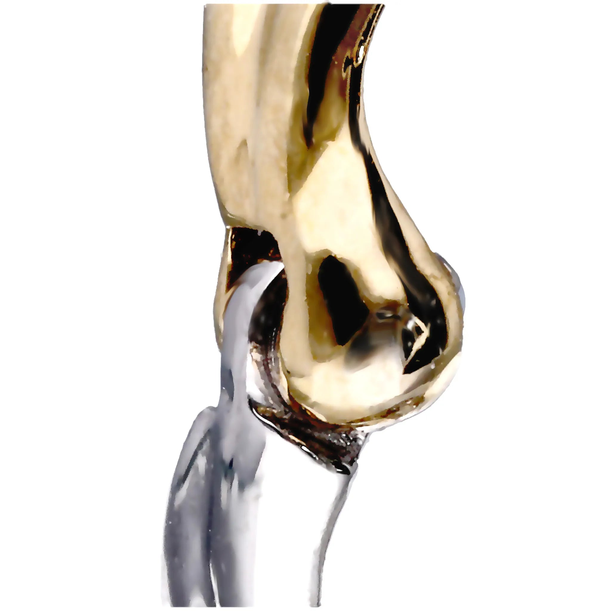 K18/プラチナイヤリング(ピアリング/リバーシブル/リーフモチーフ)《WESY4262》