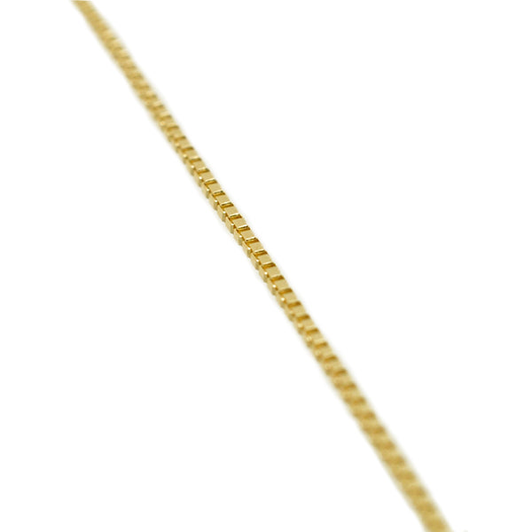 K18チェーン(イエローゴールド/ベネチアン/幅0.8mm/45cm/フリーアジャスター)《WNKY3638》