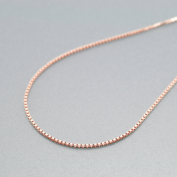 K18チェーン(ピンクゴールド/ベネチアン/幅0.8mm/45cm/フリーアジャスター)《WNKY3639》