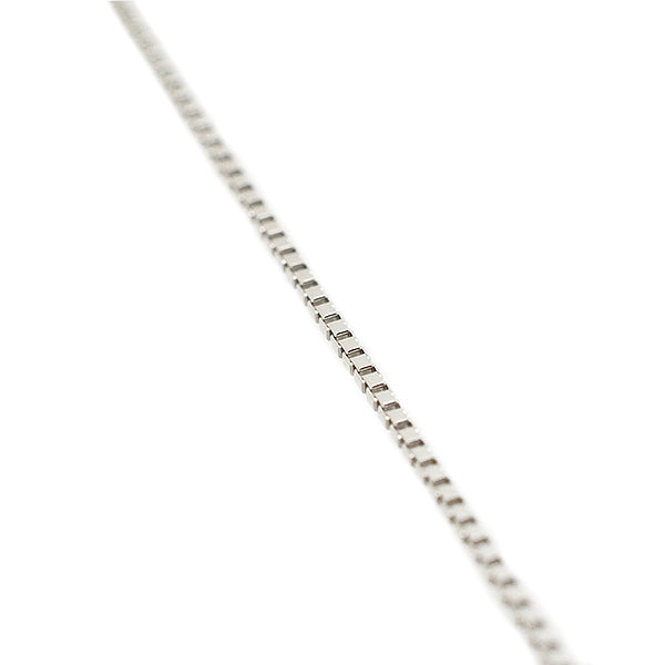 K18チェーン(ホワイトゴールド/ベネチアン/幅0.8mm/45cm/フリーアジャスター)《WNKY3640》