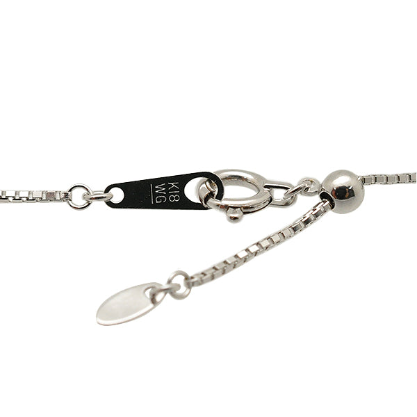 K18チェーン(ホワイトゴールド/ベネチアン/幅0.8mm/45cm/フリーアジャスター)《WNKY3640》