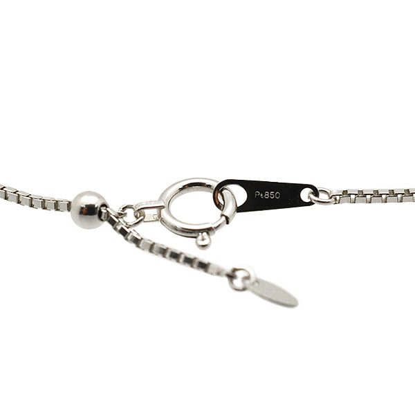 プラチナチェーン(ベネチアン/幅0.8mm/45cm/フリーアジャスター)《WNKY3641》