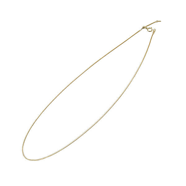 K18チェーン(イエローゴールド/ベネチアン/幅1.0mm/45cm/フリーアジャスター)《WNKY3642》