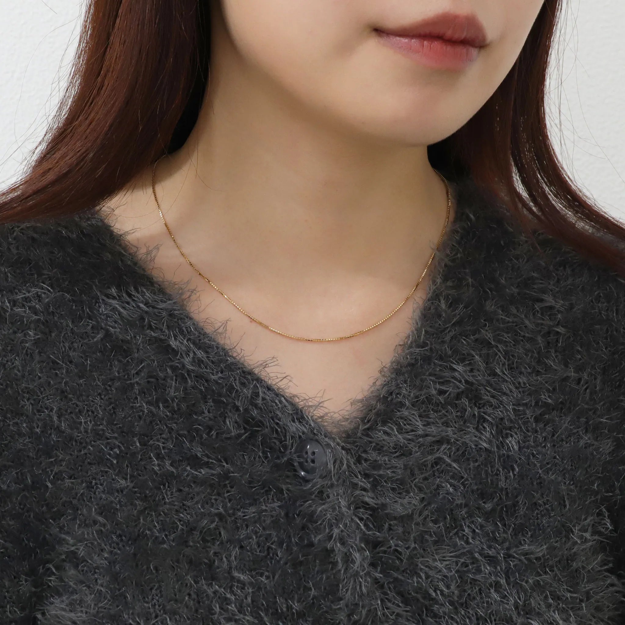 K18チェーン(イエローゴールド/ベネチアン/幅1.0mm/45cm/フリーアジャスター)《WNKY3642》
