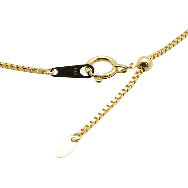 K18チェーン(イエローゴールド/ベネチアン/幅1.0mm/45cm/フリーアジャスター)《WNKY3642》