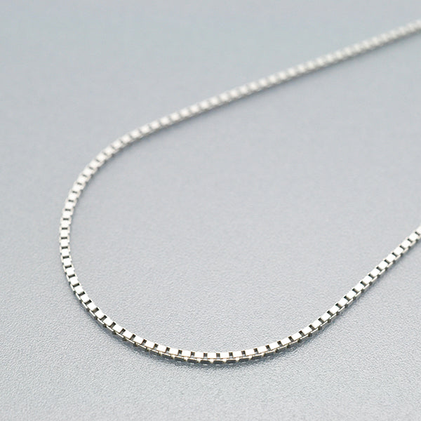 K18チェーン(ホワイトゴールド/ベネチアン/幅1.0mm/45cm/フリーアジャスター)《WNKY3644》