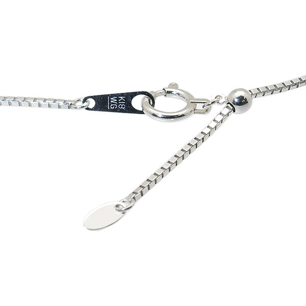 K18チェーン(ホワイトゴールド/ベネチアン/幅1.0mm/45cm/フリーアジャスター)《WNKY3644》