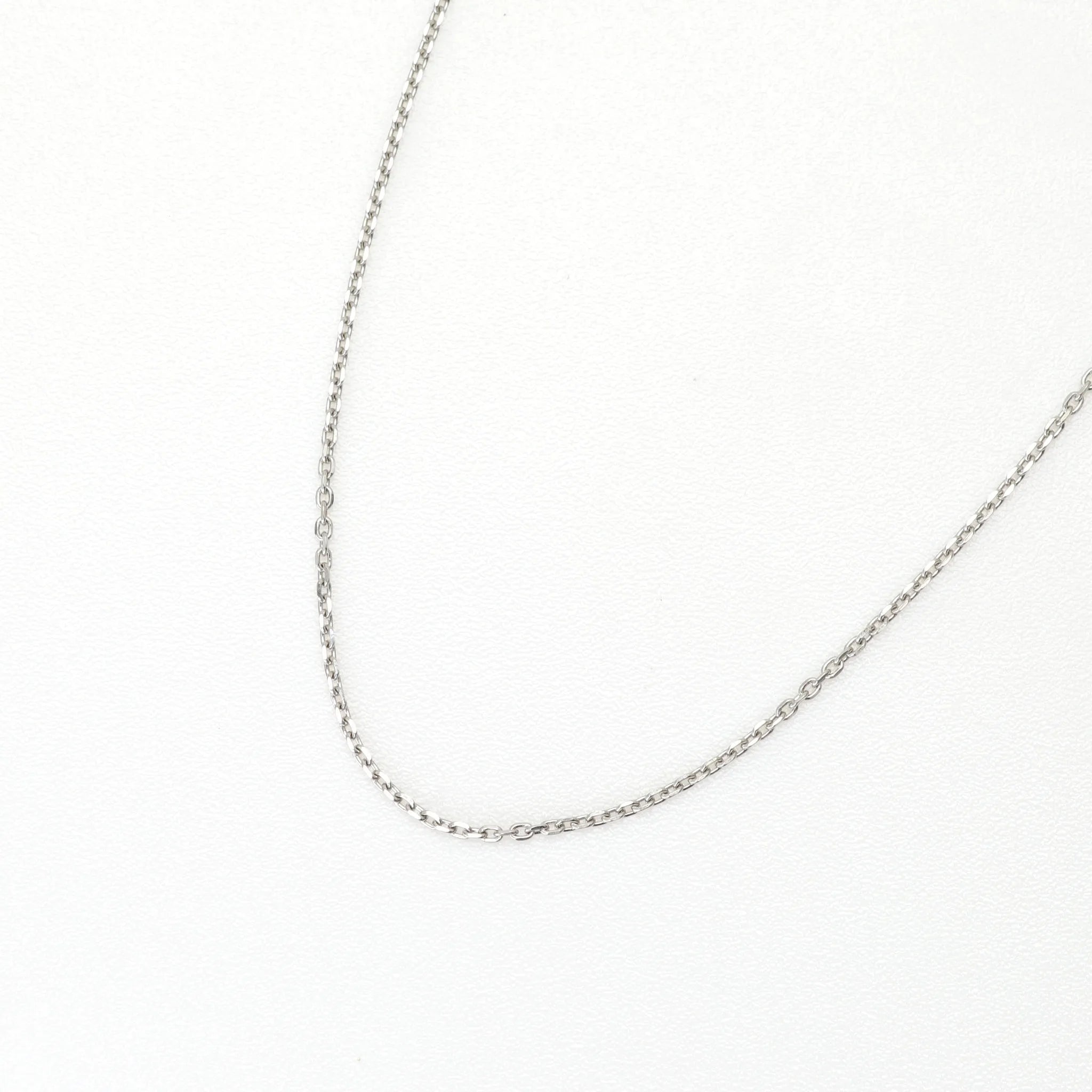 プラチナチェーン(アズキ/幅1.1mm/45cm/フリーアジャスター)《WNKY3657》