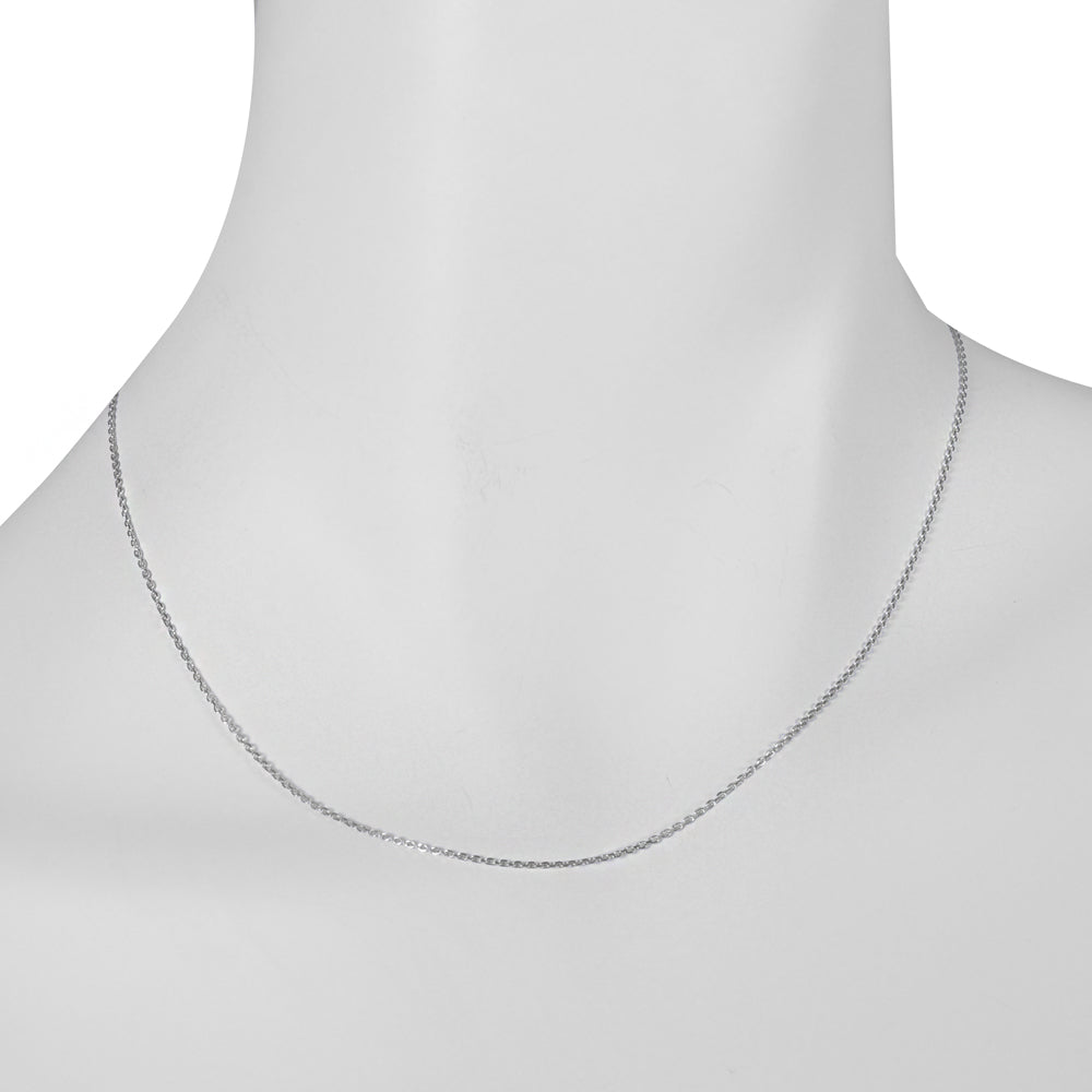 プラチナチェーン(アズキ/幅1.1mm/45cm/フリーアジャスター)《WNKY3657》