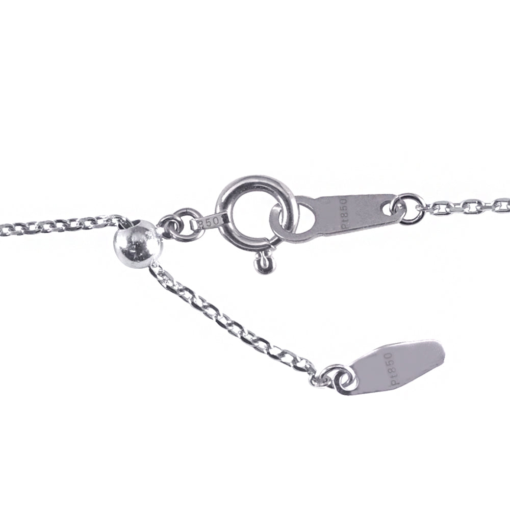 プラチナチェーン(アズキ/幅1.1mm/45cm/フリーアジャスター)《WNKY3657》