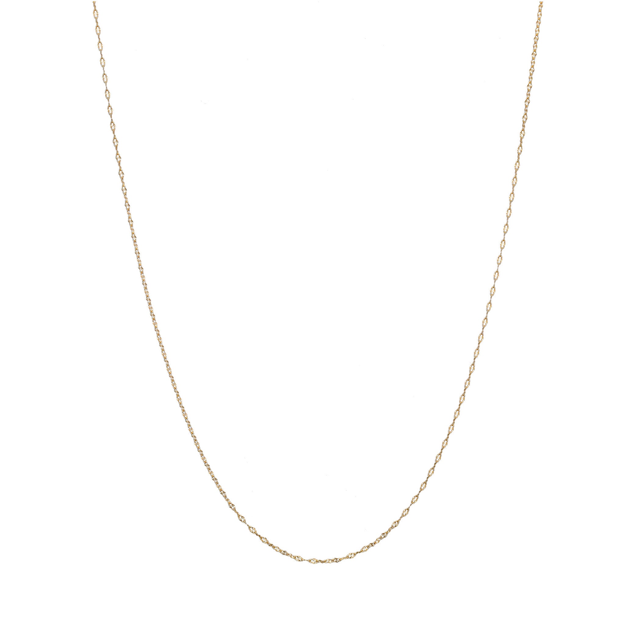 K18刻印 極上アクセサリー16.0g 東キ7-0912☆2F K18ネックレス(アズキビスマルク/幅3.0mm/イエローゴールド