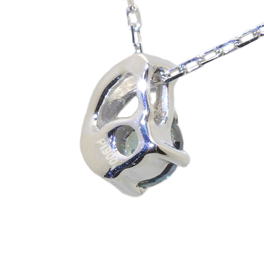 アレキサンドライト プラチナネックレス(クレサンベール/雫モチーフ/6月誕生石)《WPDA3928》