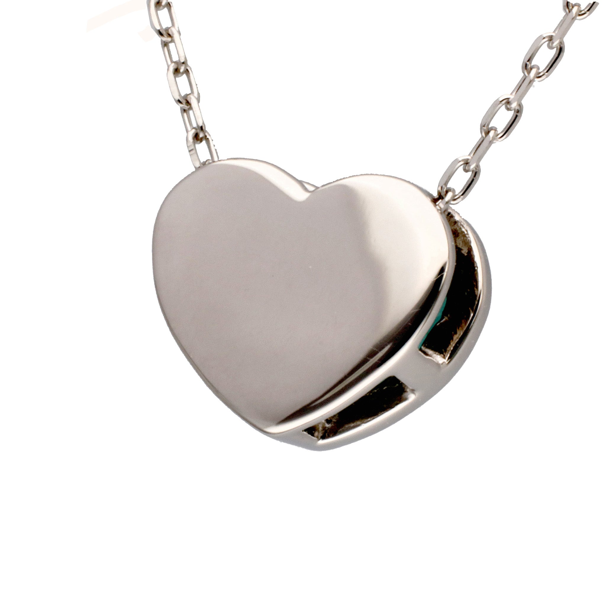 アレキサンドライト PTネックレス(クレサンベール/1カラット/ハート/フクリン/6月誕生石)《WPDA4202》