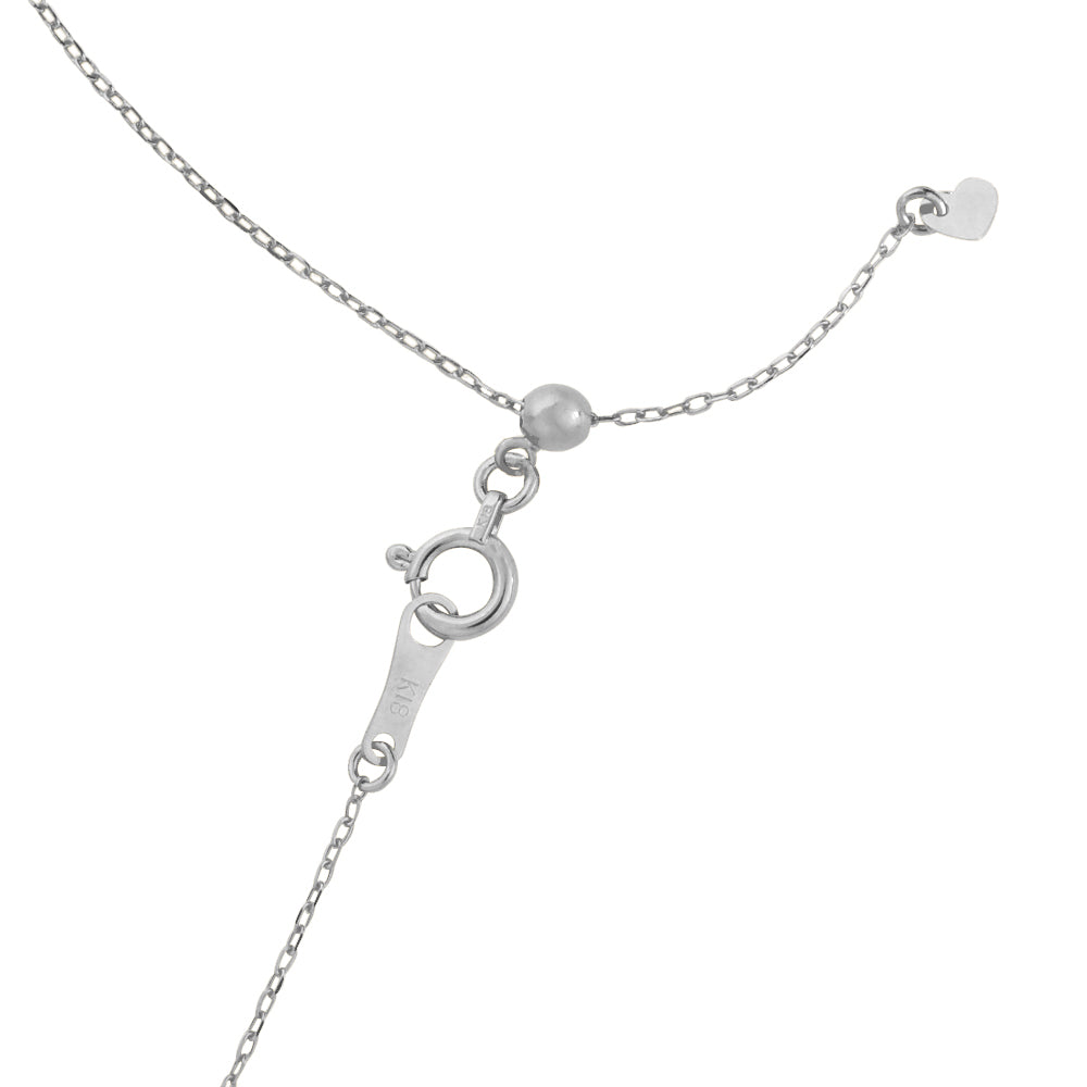 ダイヤモンド K18ネックレス(計0.17カラット/テーパーバケット/4月誕生石)《WPDD3917》