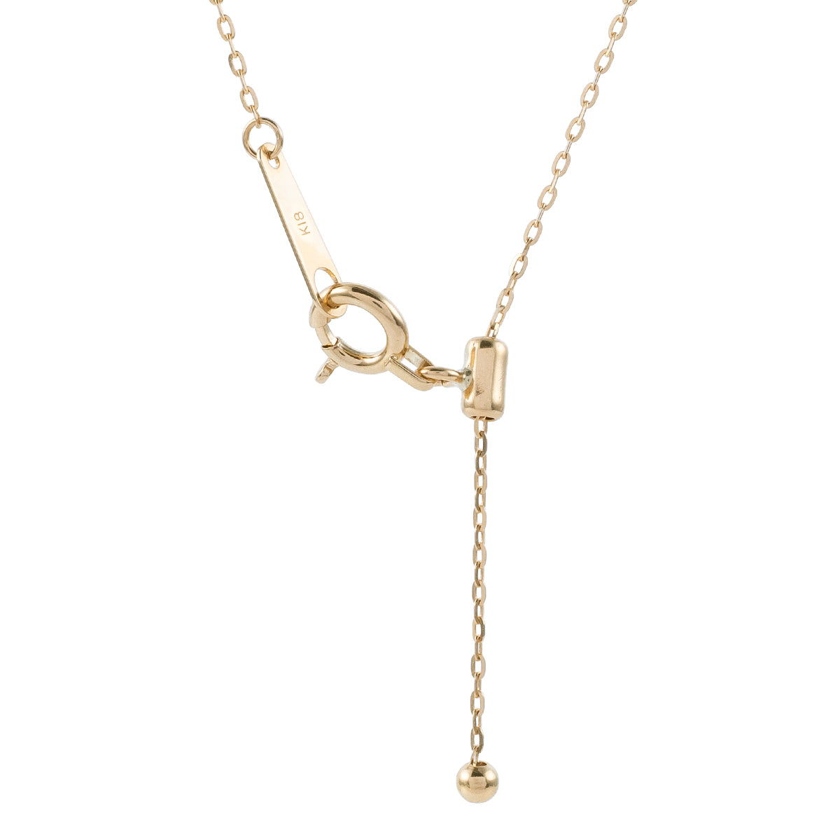 ダイヤモンド K18ネックレス(スターモチーフ/ブリリアントタイム/4月誕生石)《WPDD4140》