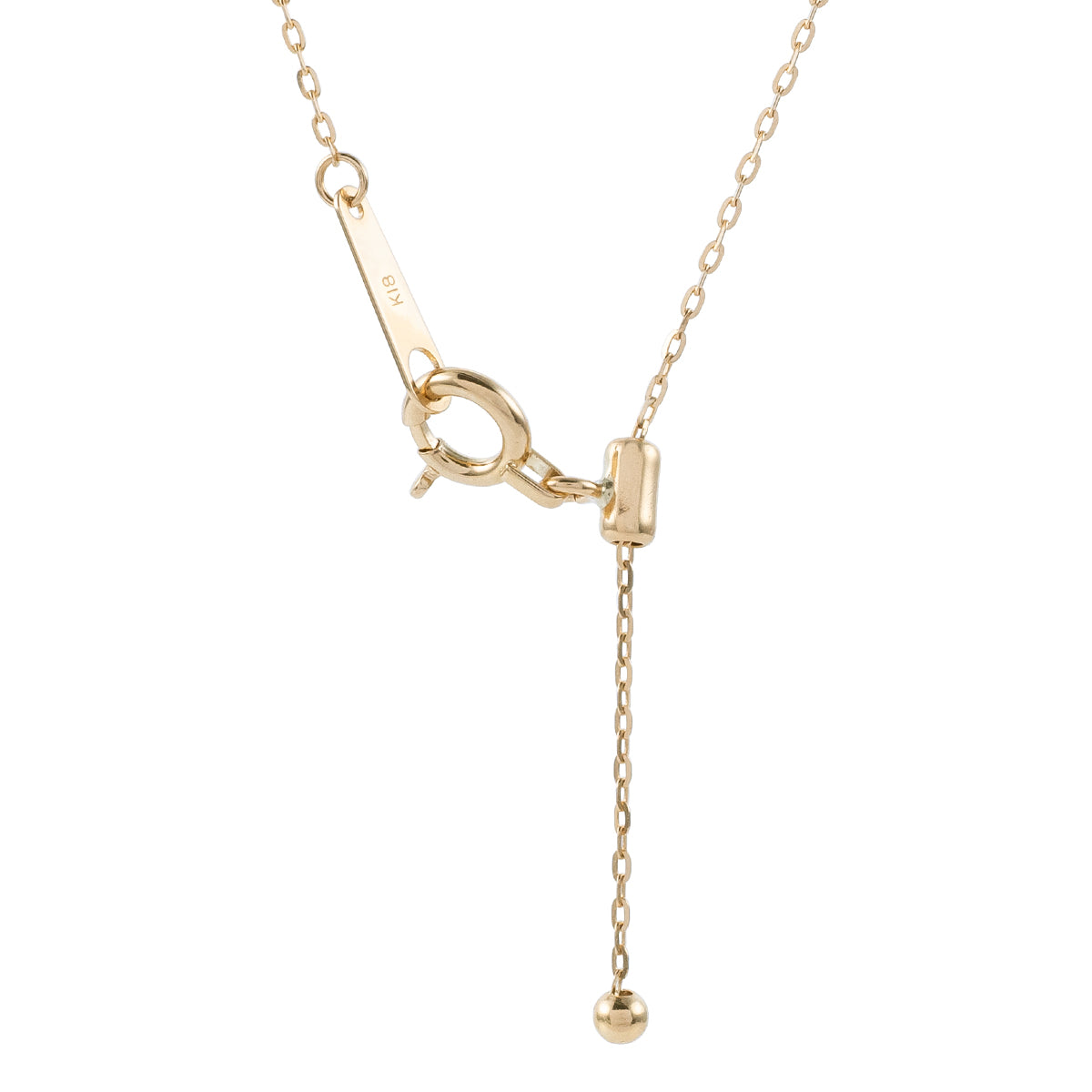 ダイヤモンド K18ネックレス(スターモチーフ/ツインスター/ブリリアントタイム/4月誕生石)《WPDD4144》