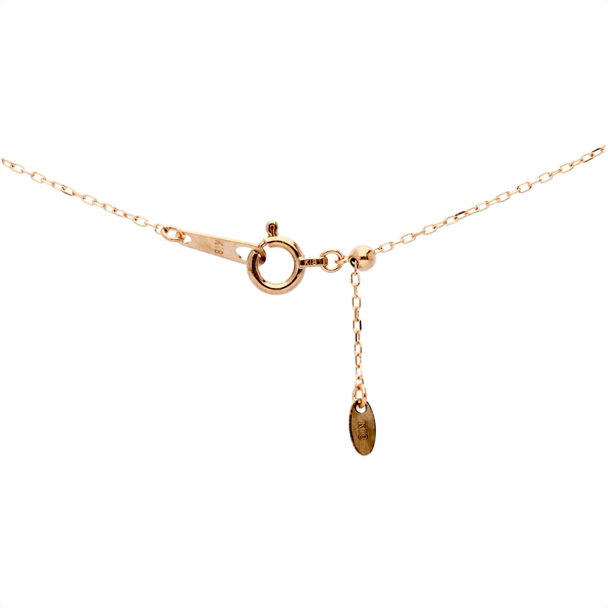 ダイヤモンド K18ネックレス(0.3ctUP/グレーディングレポート付/4月誕生石)《WPDD4171》