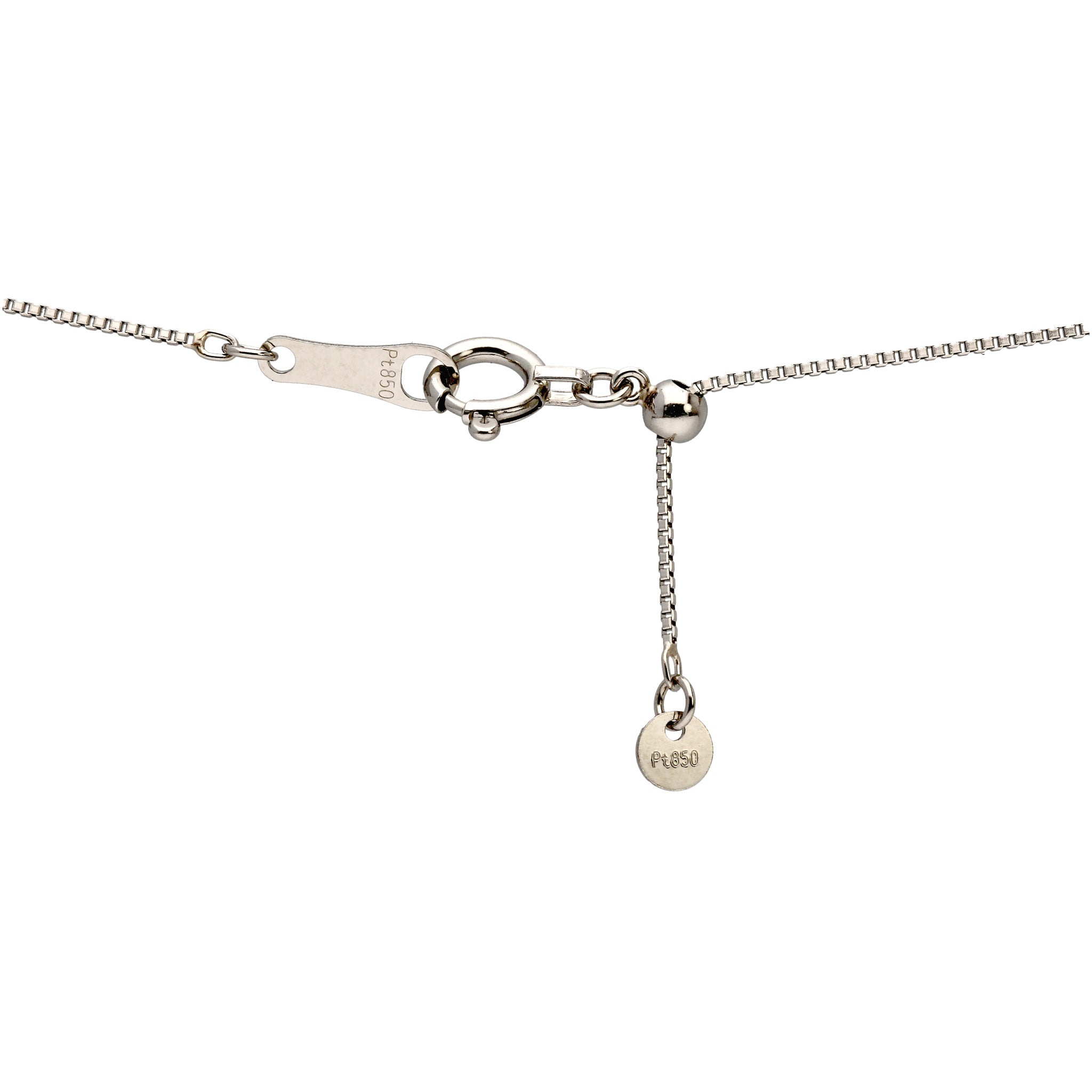 ダイヤモンド プラチナネックレス(ペアシェイプ/4月誕生石/GIAグレーディングレポート付き)《WPDD4255》