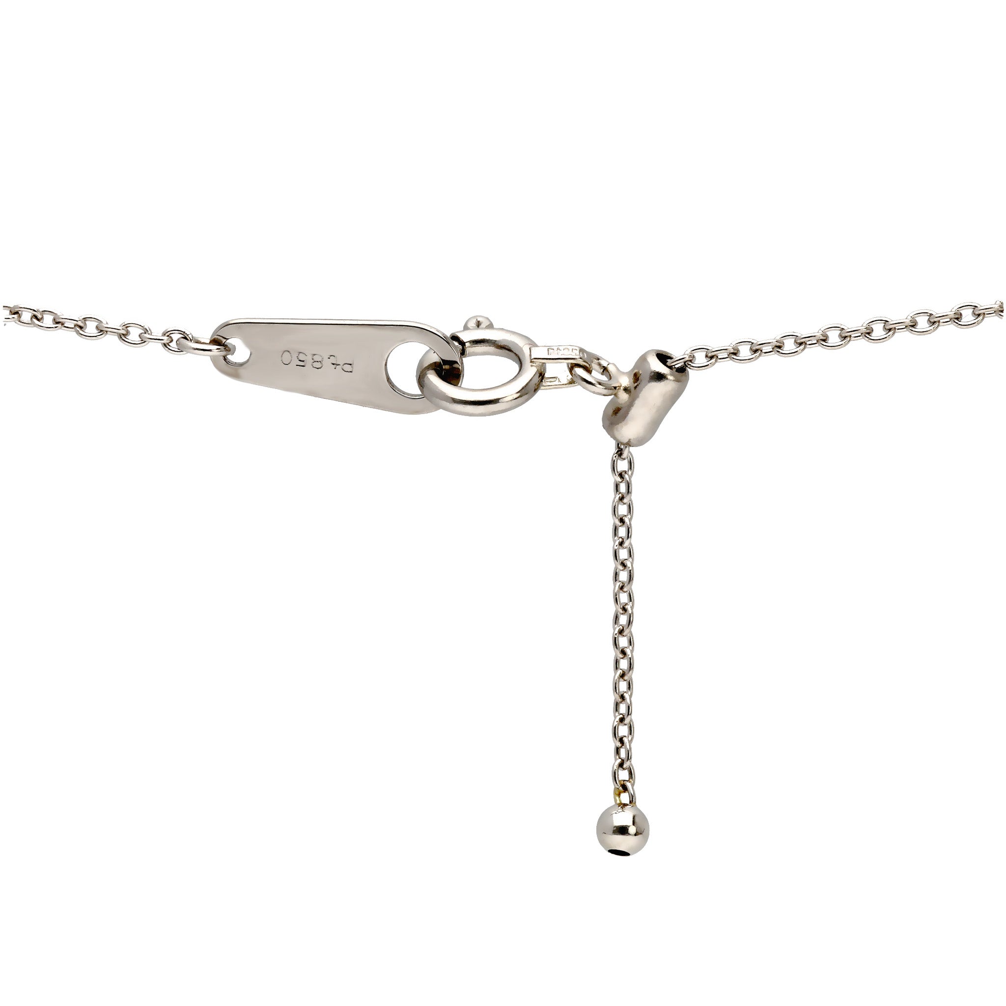 ダイヤモンド プラチナネックレス(ハートシェイプ/4月誕生石/グレーディングレポート付き)《WPDD4256》