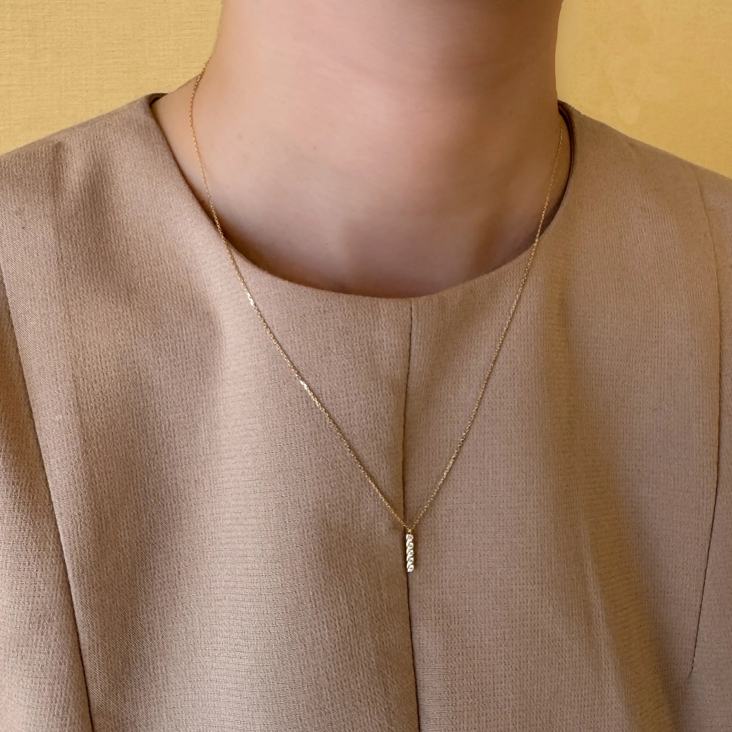 ダイヤモンド K18ネックレス(エアロセッティング/ストレート)《WPDD4281》