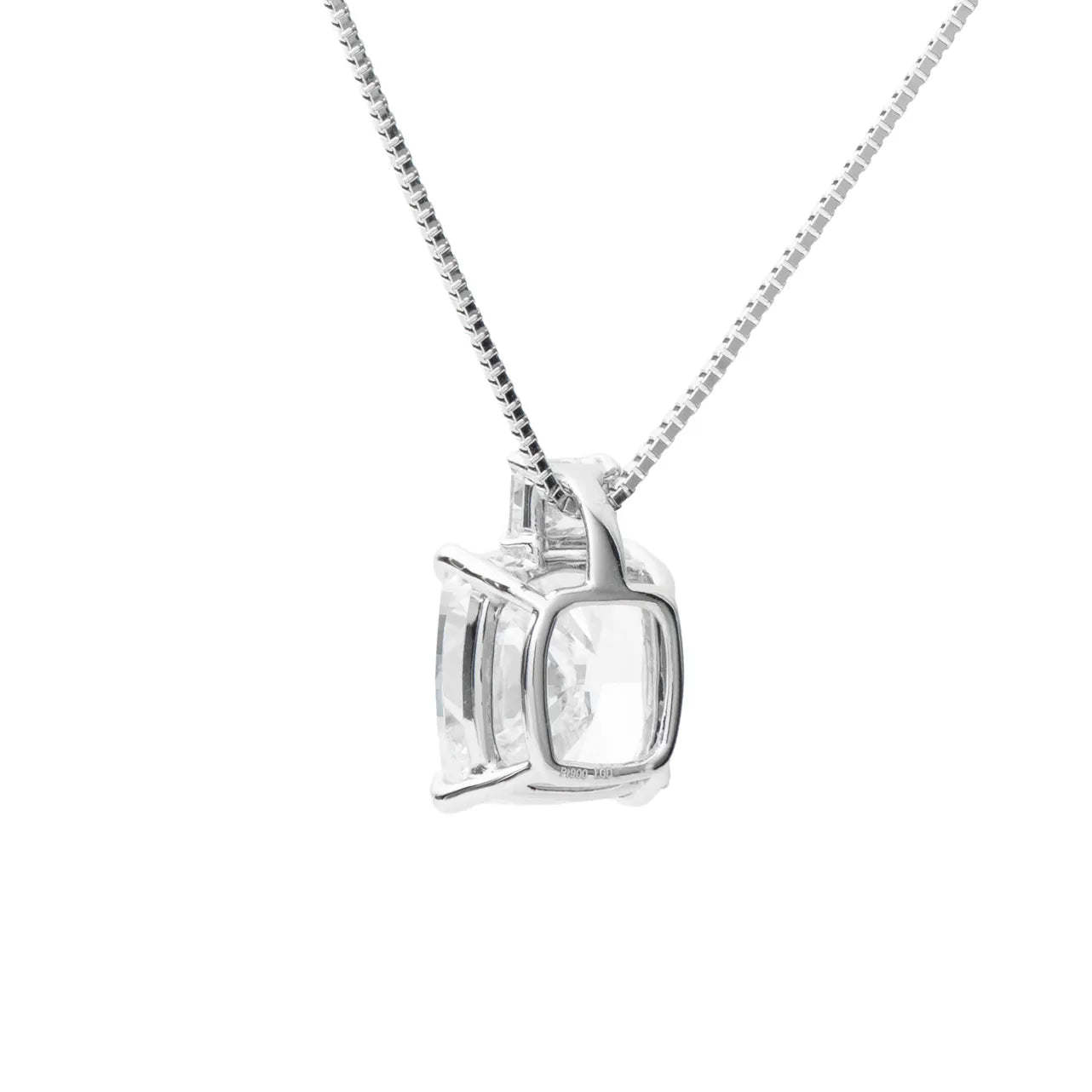 ダイヤモンド プラチナネックレス(ラボグロウン/クッションカット/3.01ct/鑑別書付)《WPDG0014》