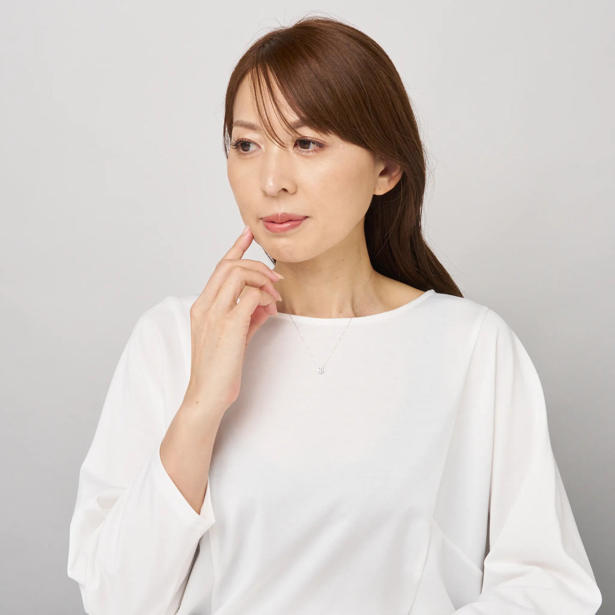 タンザナイト K18ネックレス(馬蹄モチーフ/12月誕生石)《WPDN2088》