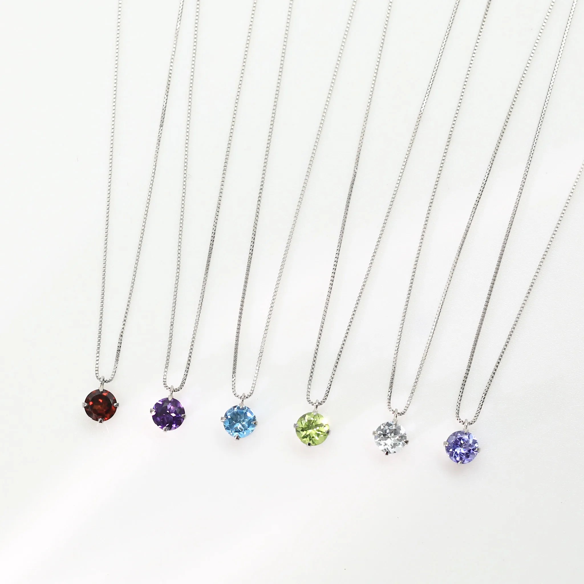 アメシスト プラチナネックレス(2月誕生石)《WPDN2967》