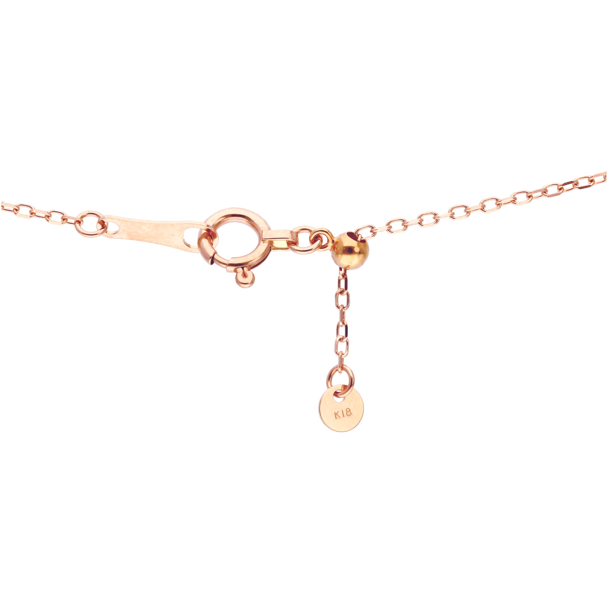 K18 アメシスト/ダイヤモンド ペンダント(オーバルカット/K18PG/2月誕生石)《WPDN4216》