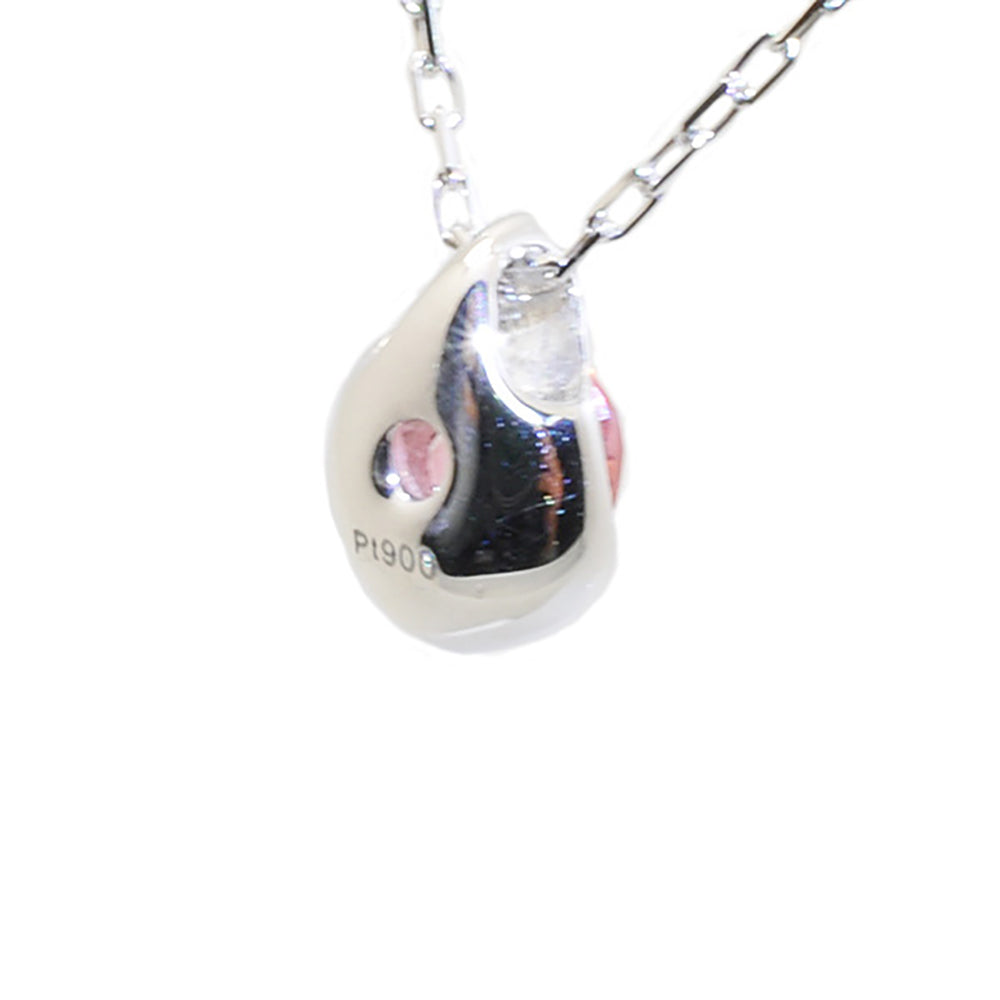 パパラチアサファイア プラチナネックレス(クレサンベール/9月誕生石)《WPDP3929》