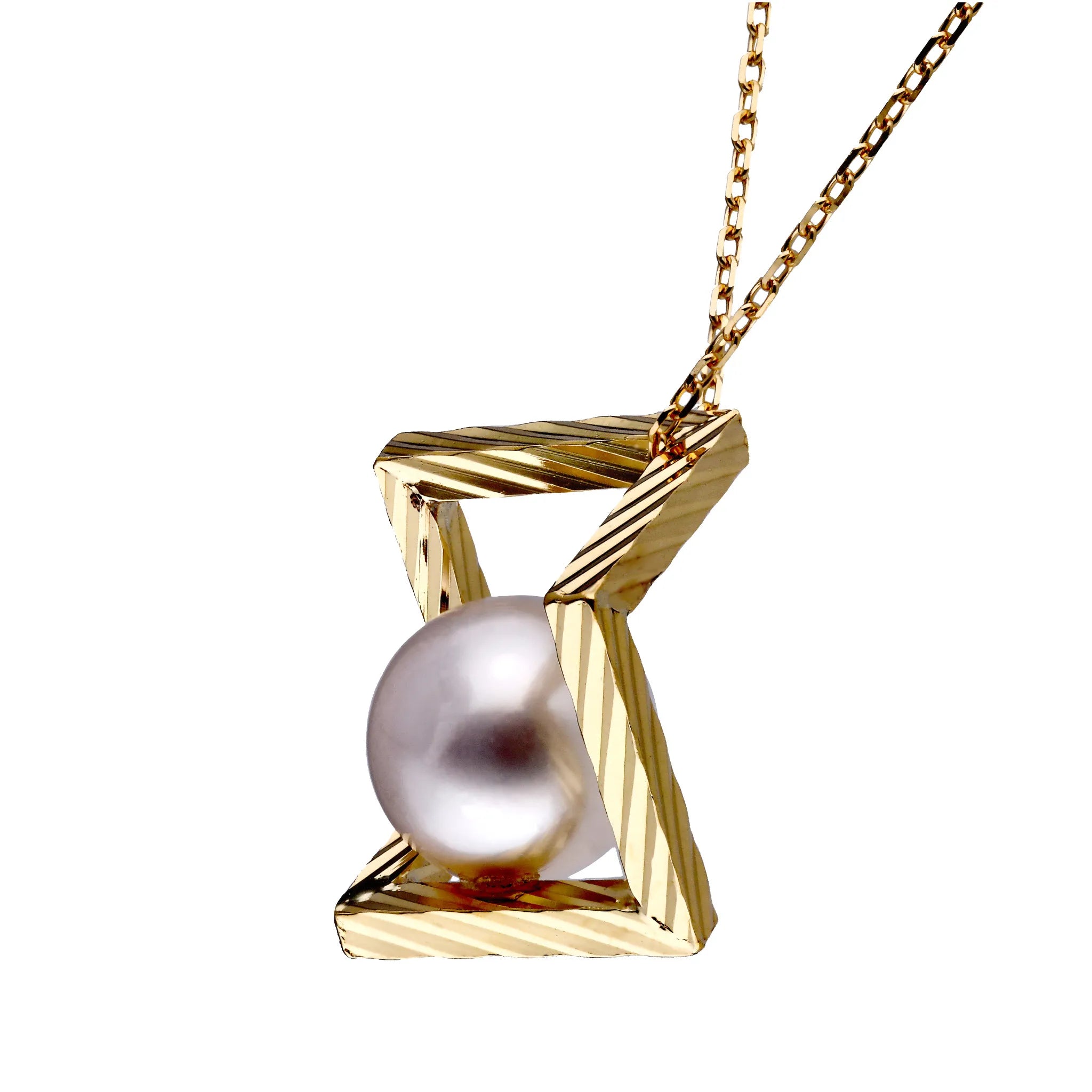 パール K18ネックレス(コネクトシリーズ/7mm珠)《WPDQ4284》