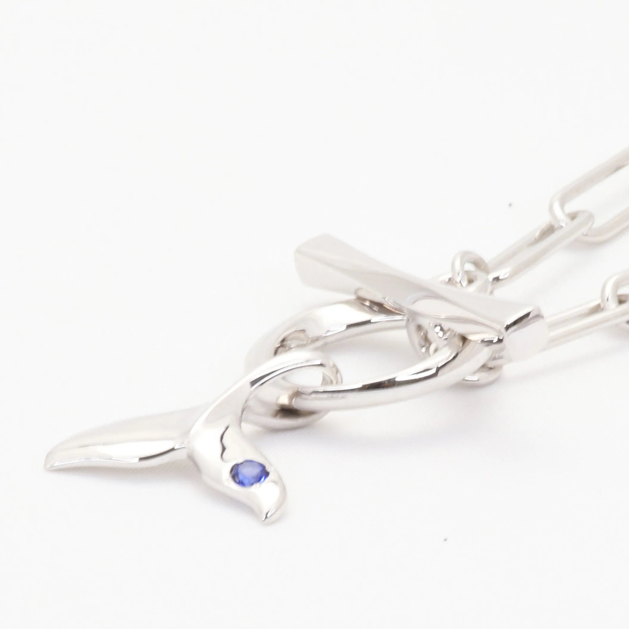 ブルーサファイア SVネックレス(クレサンベール/モンプレジール/ホエールテール)《WPDS4289》