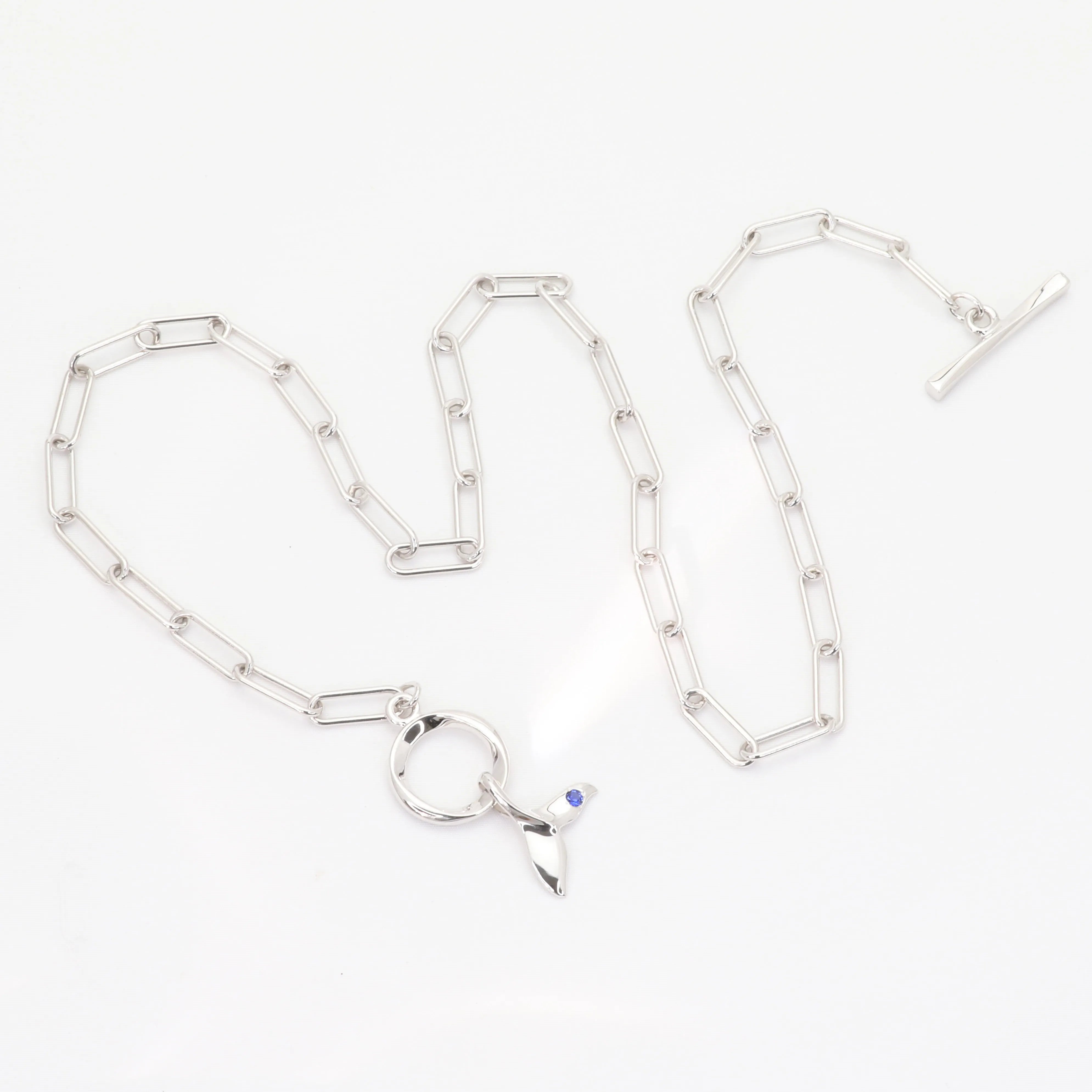 ブルーサファイア SVネックレス(クレサンベール/モンプレジール/ホエールテール)《WPDS4289》