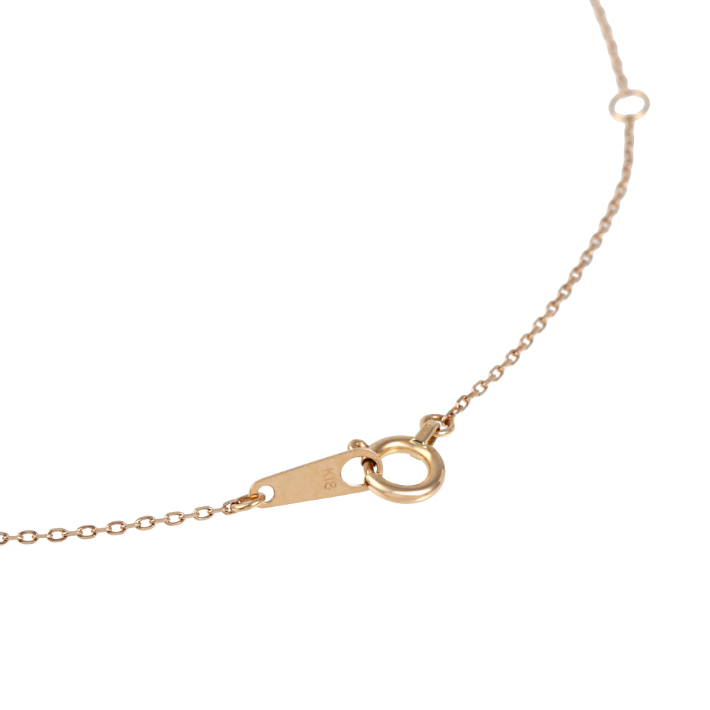 ウォーターオパール K18ネックレス(クレサンベール/バケット/モンプレジール/スキンジュエリー/10月誕生石)《WPDW4051》