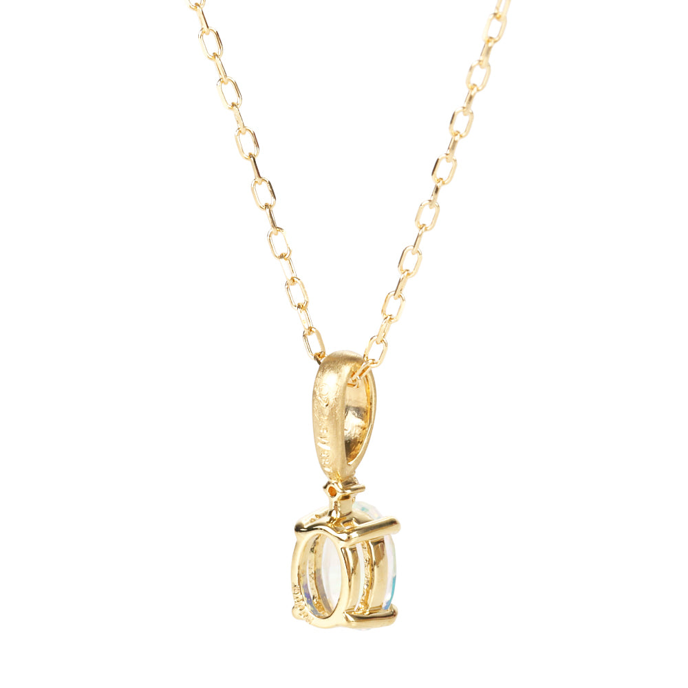 ウォーターオパール/ダイヤモンドK18ネックレス(クレサンベール/10月誕生石)≪WPDW4108≫