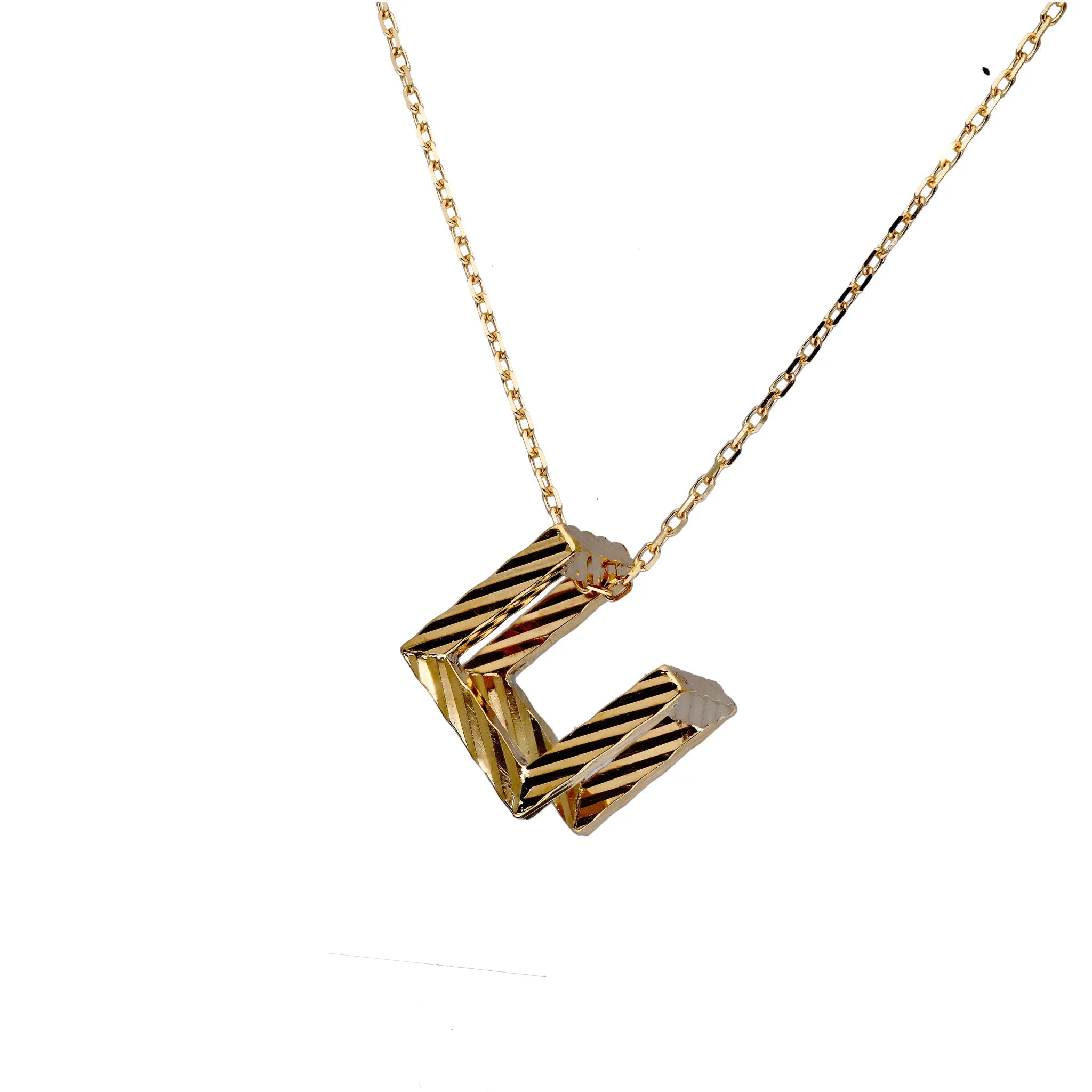 K18ネックレス(コネクトシリーズ/キューブボックス)《WPDY4283》