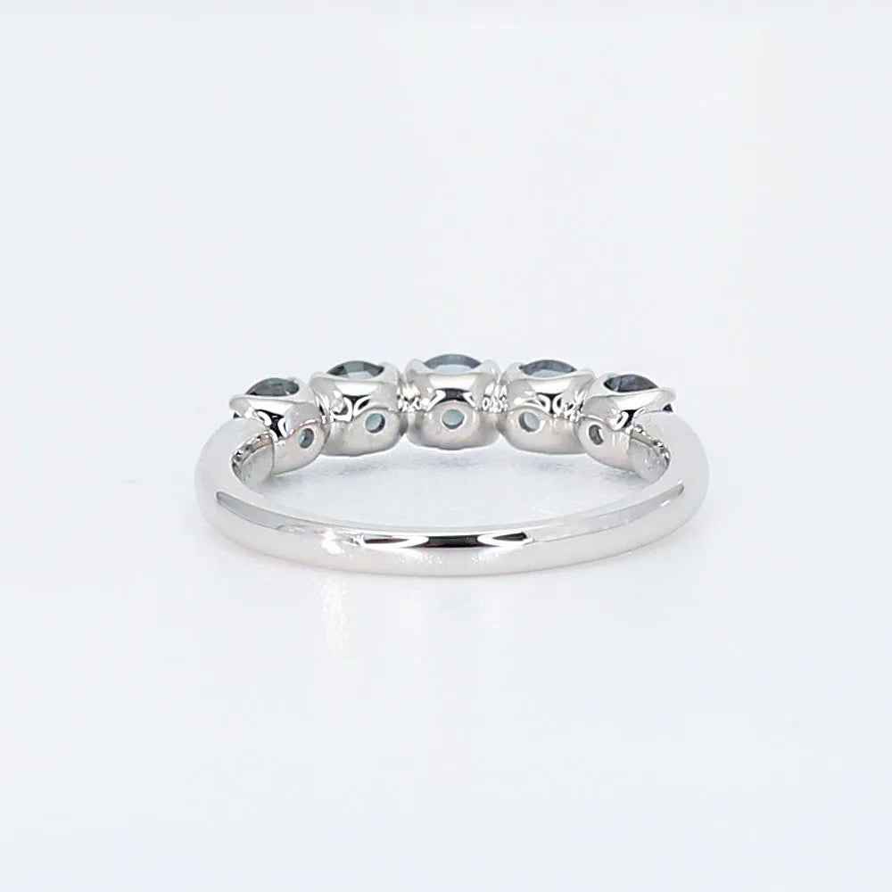 アレキサンドライト プラチナリング(クレサンベール/ハーフエタニティ/計1カラット/6月誕生石)《WRGA3104》