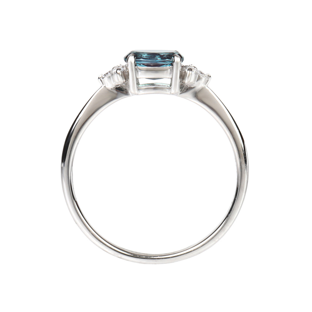 アレキサンドライト/ダイヤモンドプラチナリング(クレサンベール/6月誕生石)《WRGA4103》