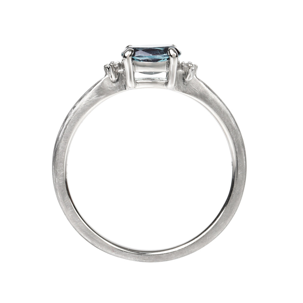 アレキサンドライト/ダイヤモンドプラチナリング(クレサンベール/6月誕生石)≪WRGA4107≫