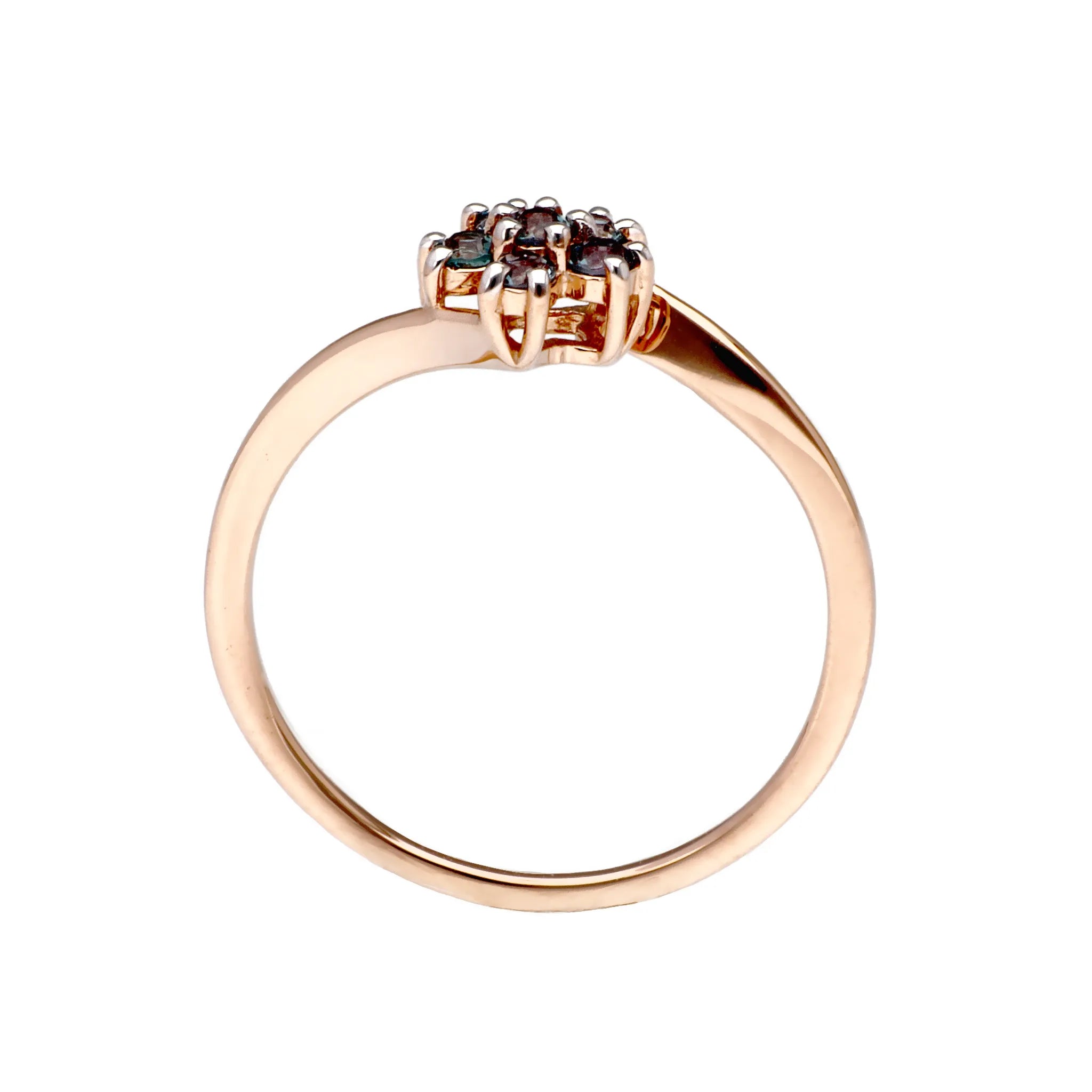 アレキサンドライト K18リング(クレサンベール/サクラ/K18ピンクゴールド/6月誕生石)《WRGA4175》