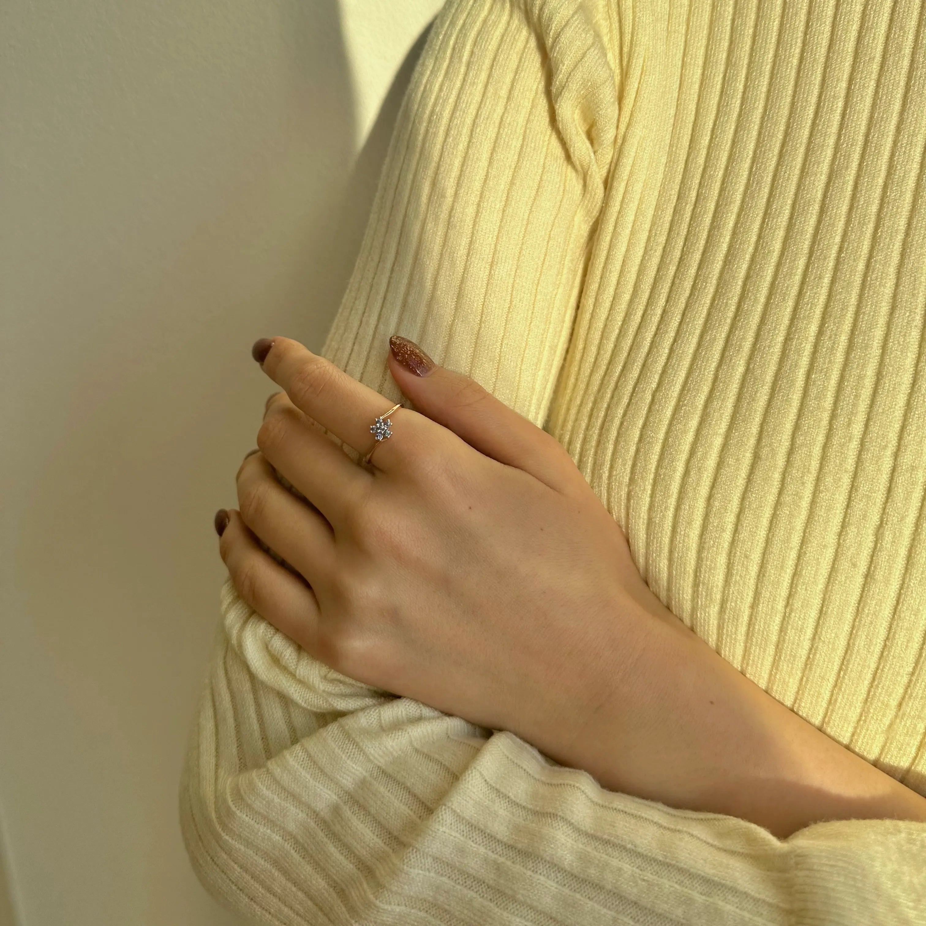 アレキサンドライト K18リング(クレサンベール/サクラ/K18ピンクゴールド/6月誕生石)《WRGA4175》