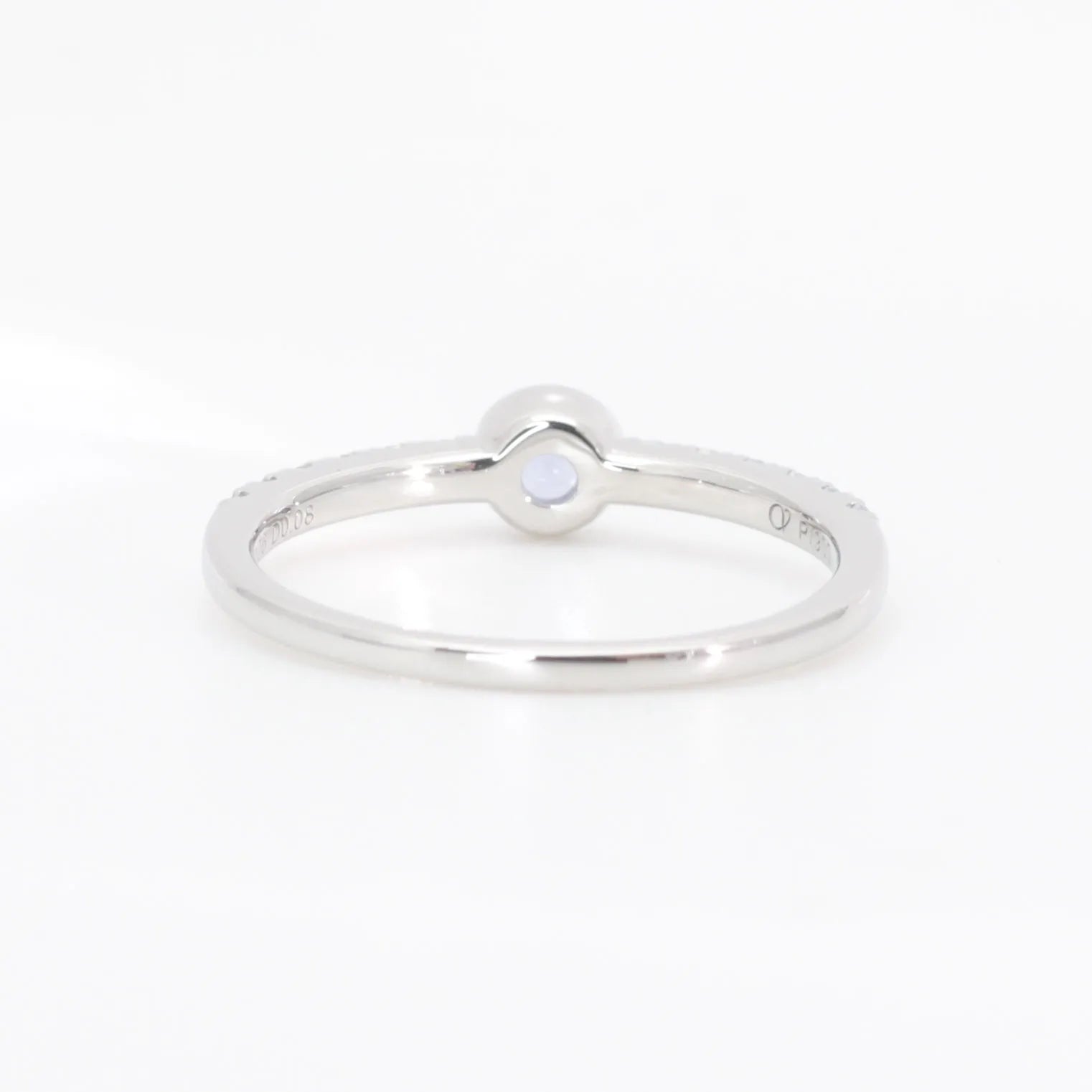 ライトブルーサファイア プラチナリング(ウォーターオパール/ダイヤモンド/9月誕生石)《WRGC4308》