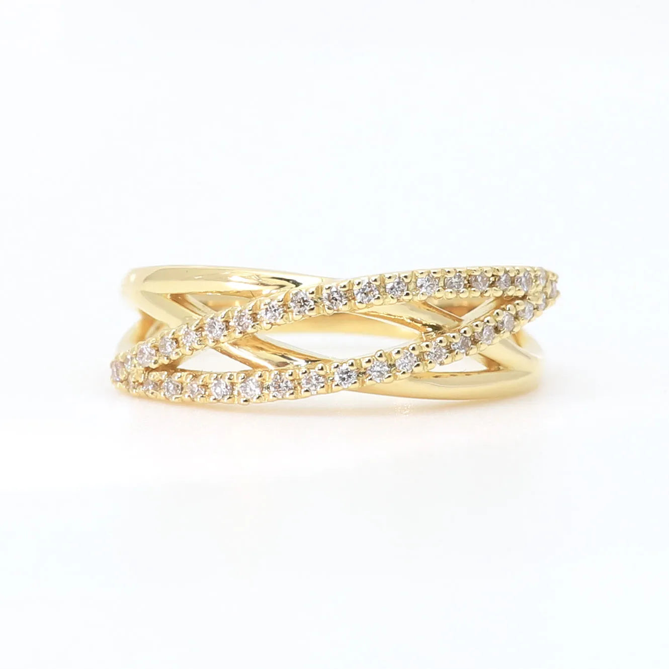 新品未使用　k18 YGダイヤモンドリング　Ｄ1.00ct K18YG ダイヤモンド リング 1.00CT