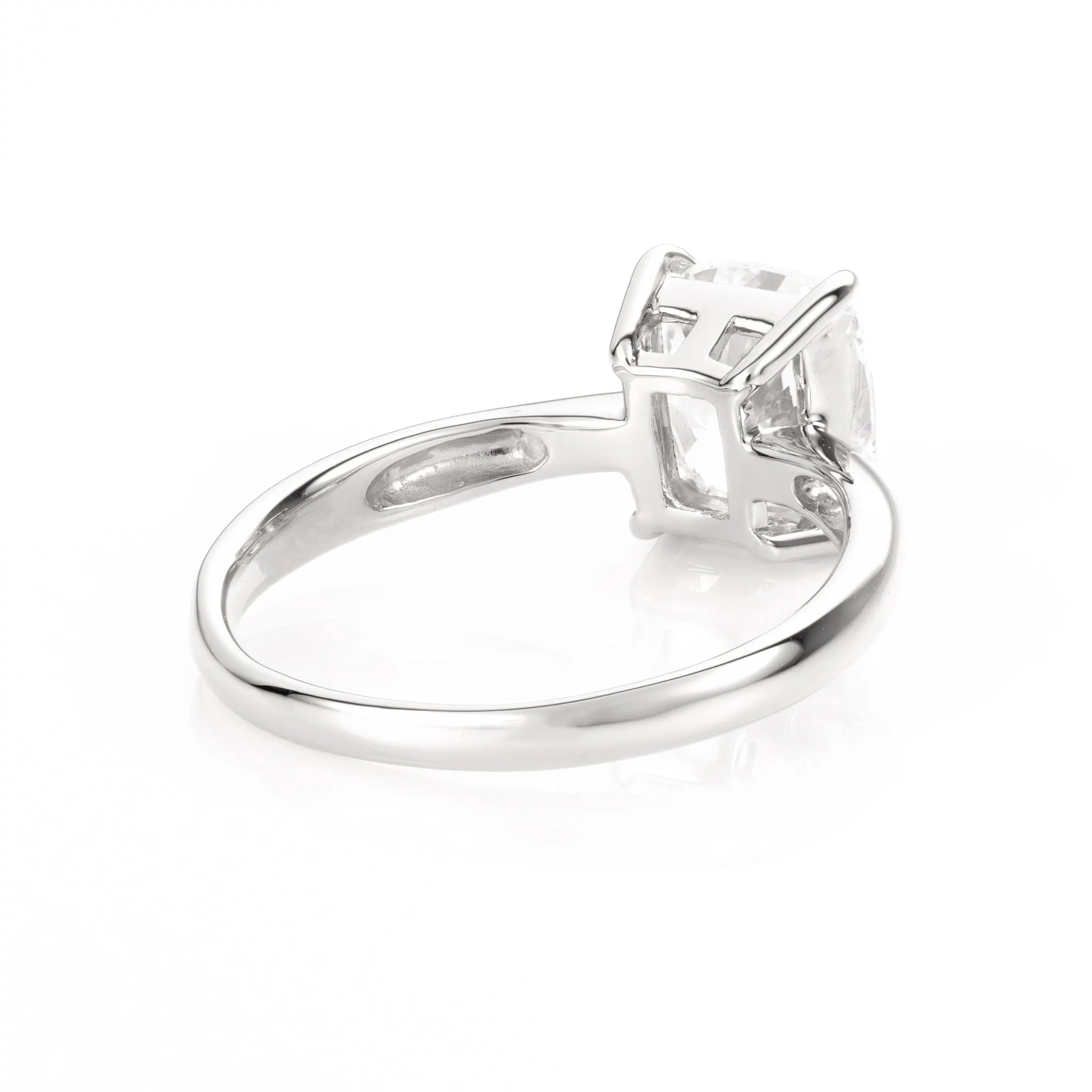 ダイヤモンド プラチナリング(ラボグロウン/クッションカット/2.01ct/鑑別書付)《WRGG0011》