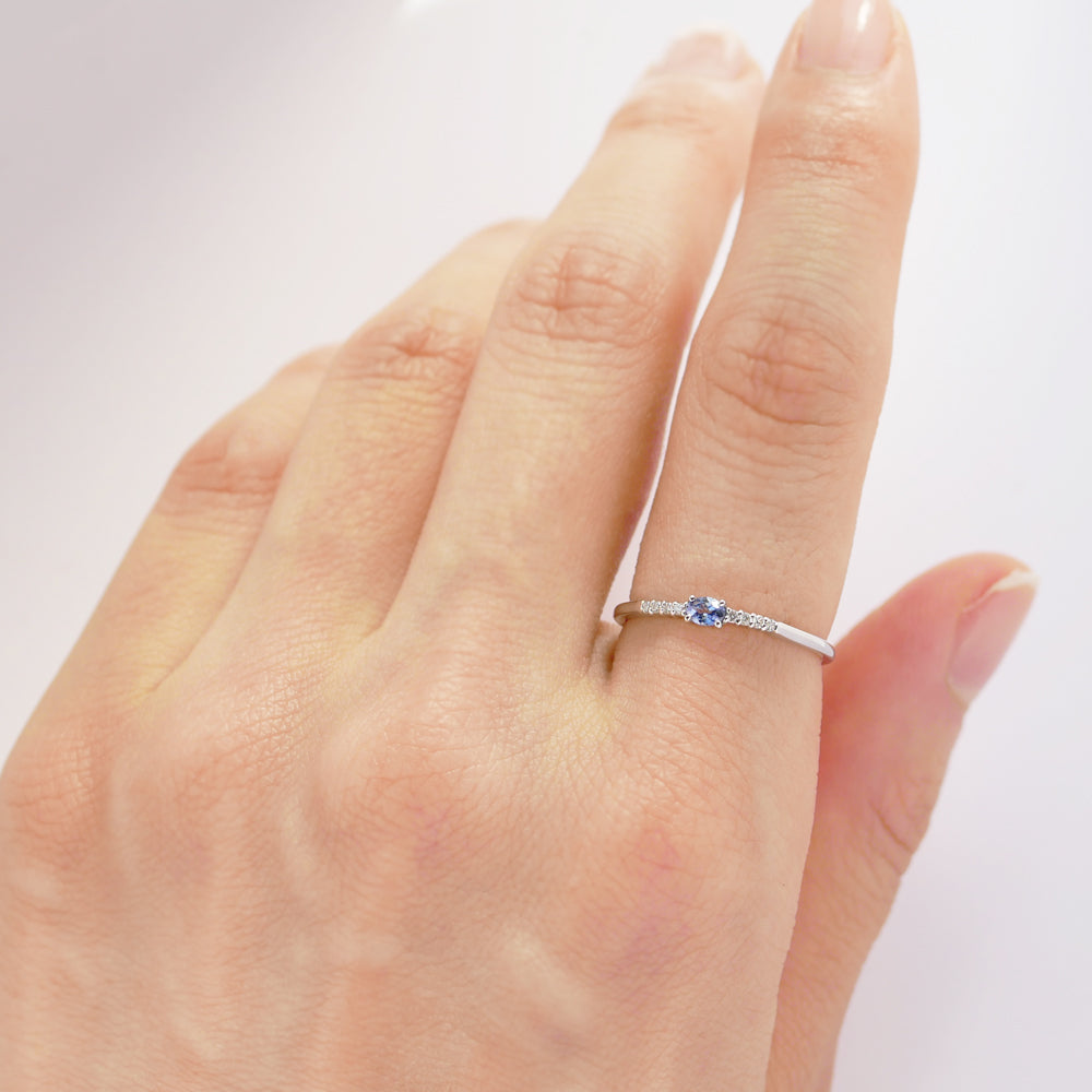 ベニトアイト/ダイヤモンド プラチナリング《WRGN3679》