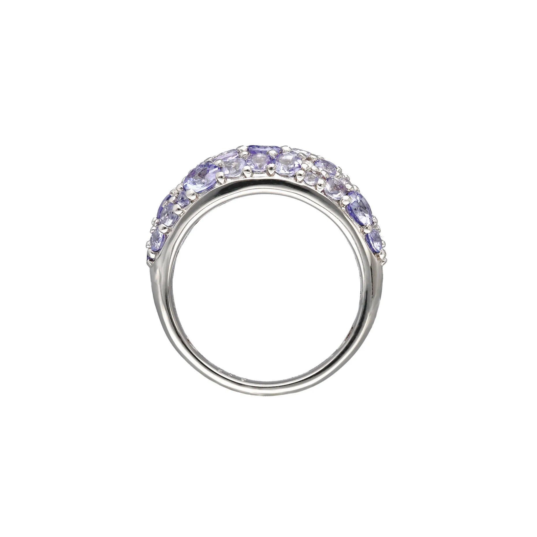 タンザナイト/ダイヤ PTリング(パヴェ/1.8ctUP/12月誕生石)《WRGN4223》