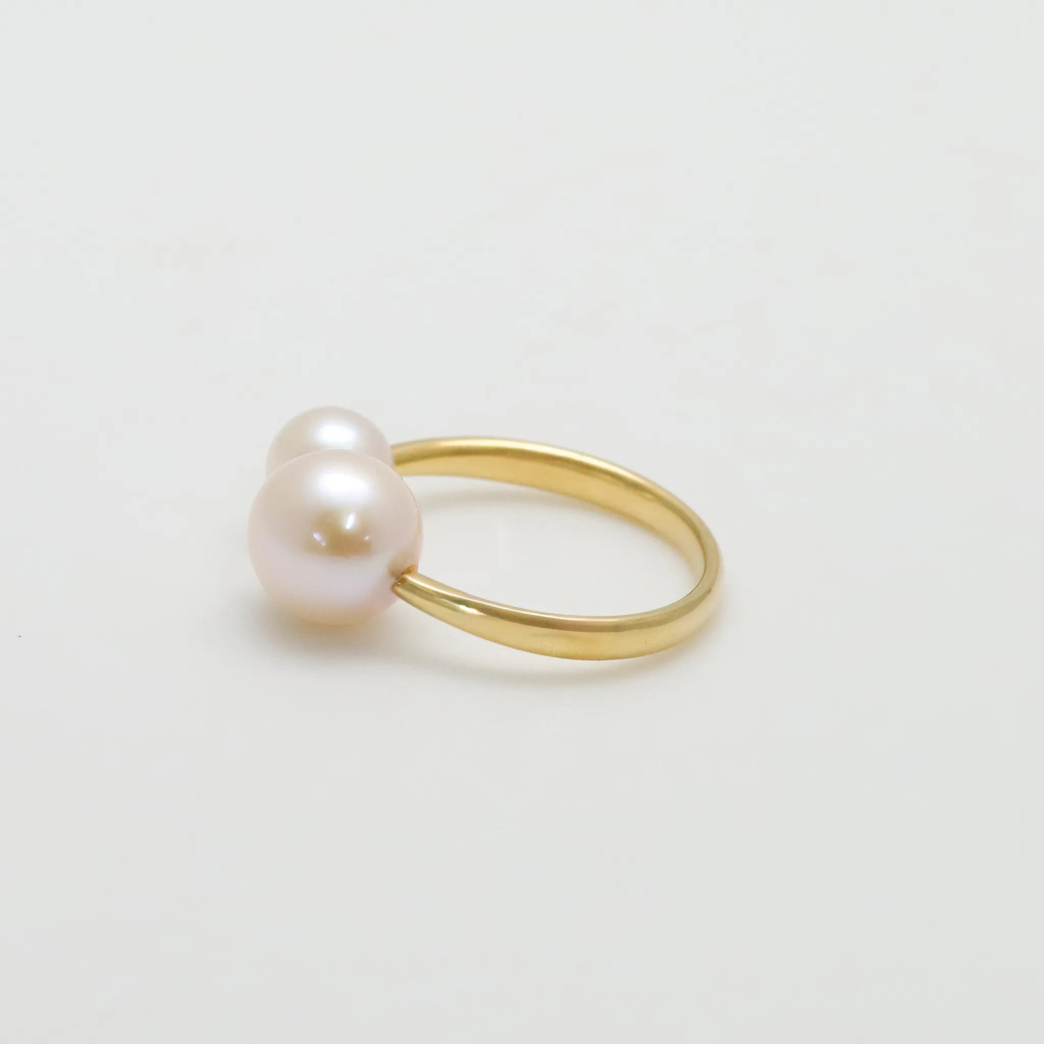 パール K18リング(アコヤ真珠/6.0mm/8.0mm/6月誕生石)《WRGQ2502》