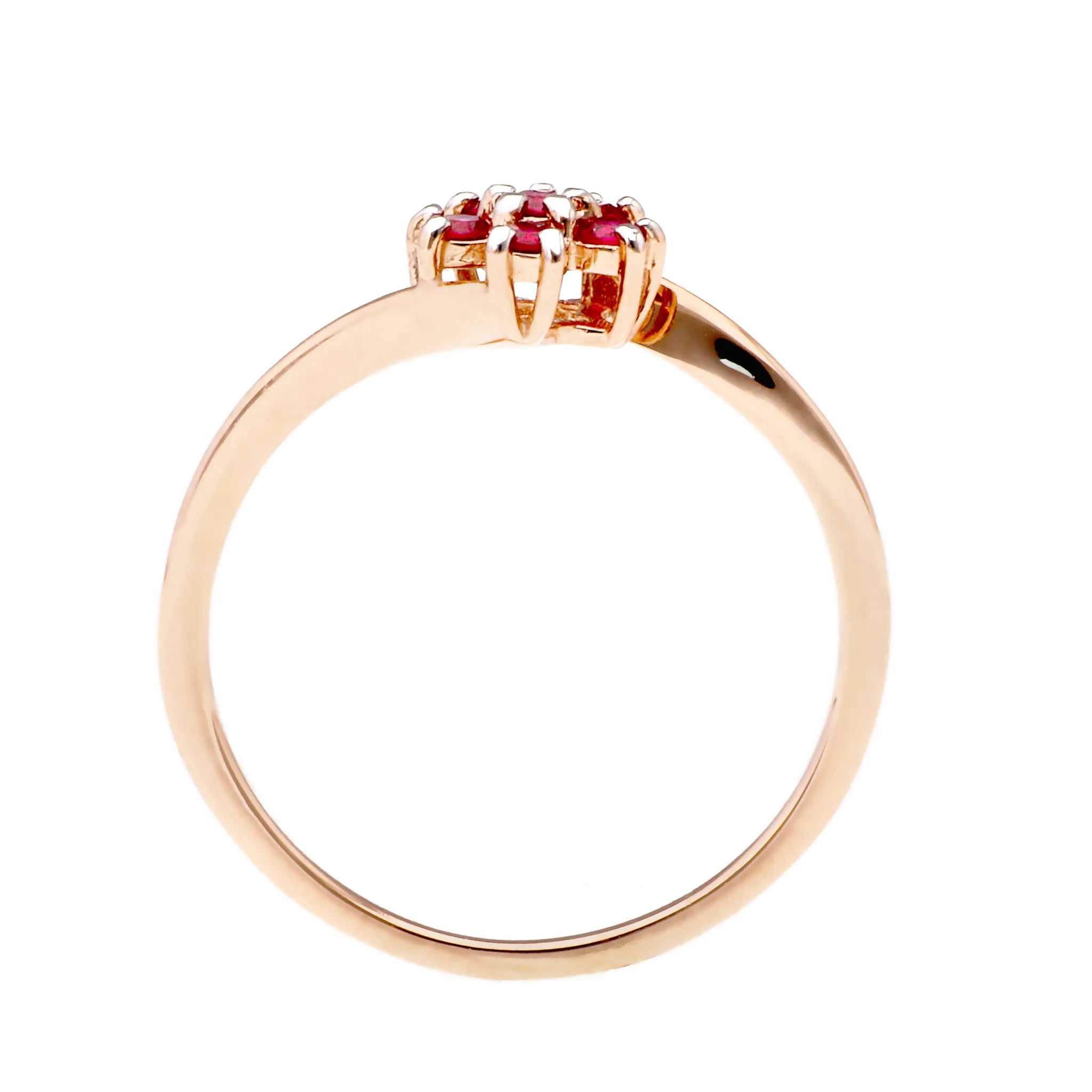 ルビー K18リング(クレサンベール/サクラ/K18ピンクゴールド/7月誕生石)《WRGR4175》